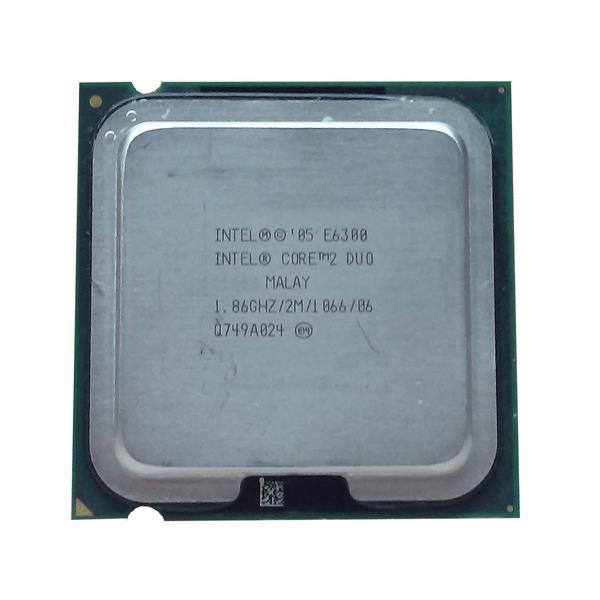 BX805576300 Intel-Core 2 Duo E6300 1.86GHz 1066MHz FSB 2MB L2 Cache Socket LGA775 Processor