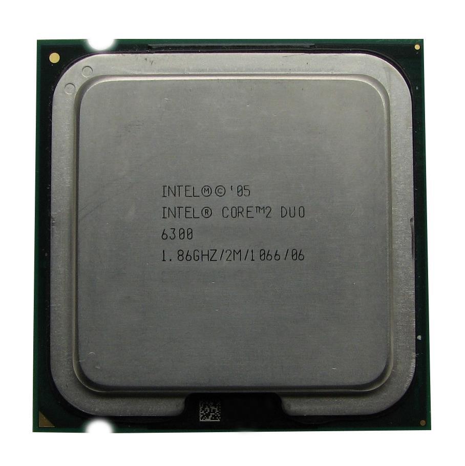 BX80557E6300T2 Intel Core 2 Duo E6300 1.86GHz 1066MHz FSB 2MB L2 Cache Socket LGA775 Desktop Processor