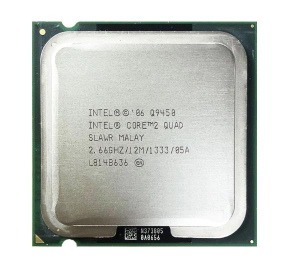BX80569Q9450A Intel Core 2 Quad Q9450 2.66GHz 1333MHz FSB 12MB L2 Cache Socket LGA775 Desktop Processor