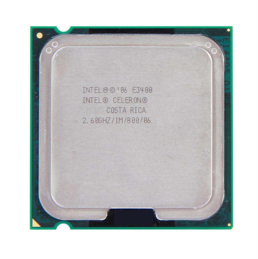 BX80571E3400 Intel Celeron E3400 Dual Core 2.60GHz 800MHz FSB 1MB L2 Cache Socket LGA775 Desktop Processor