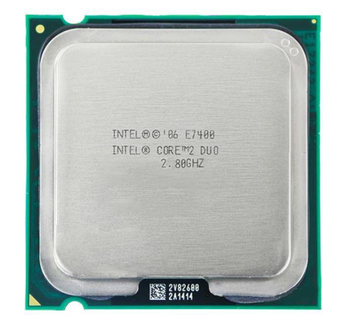 BX80571E7400 Intel Core 2 Duo E7400 2.80GHz 1066MHz FSB 3MB L2 Cache Socket LGA775 Desktop Processor