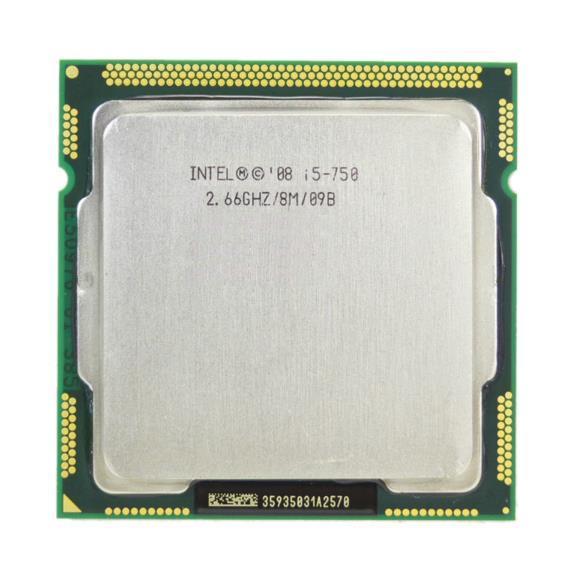 BX80605750 Intel Core i5-750 Quad Core 2.66GHz 2.50GT/s DMI 8MB L3 Cache Socket LGA1156 Desktop Processor