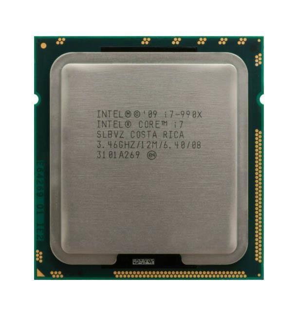 BX80613I7990X Intel Core i7-990X Extreme Edition 6 Core 3.46GHz 6.40GT/s QPI 12MB L3 Cache Socket LGA1366 Desktop Processor