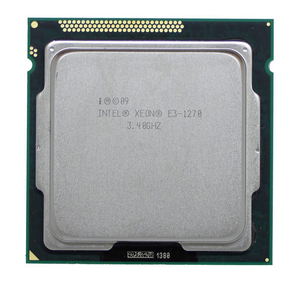 BX80623E31270 Intel Xeon E3-1270 Quad Core 3.40GHz 5.00GT/s DMI 8MB L3 Cache Socket LGA1155 Processor