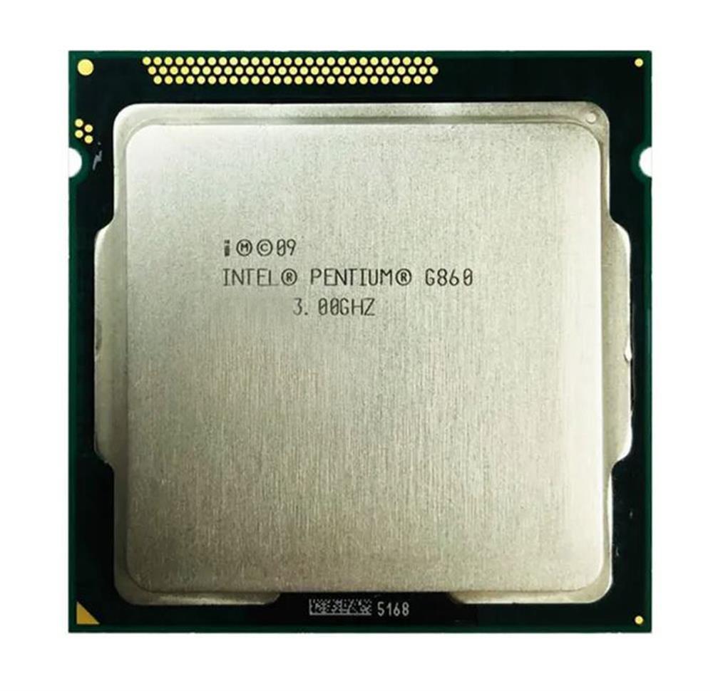 BX80623G860-A1 Intel Pentium G860 Dual Core 3.00GHz 5.00GT/s DMI 3MB L3 Cache Socket LGA1155 Desktop Processor