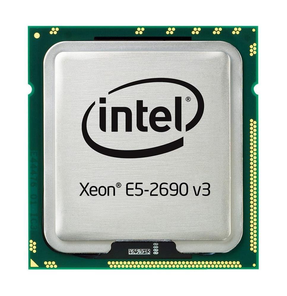 BX80644E52690V3 Intel Xeon E5-2690 v3 12 Core 2.60GHz 9.60GT/s QPI 30MB L3 Cache Socket FCLGA2011-3 Processor