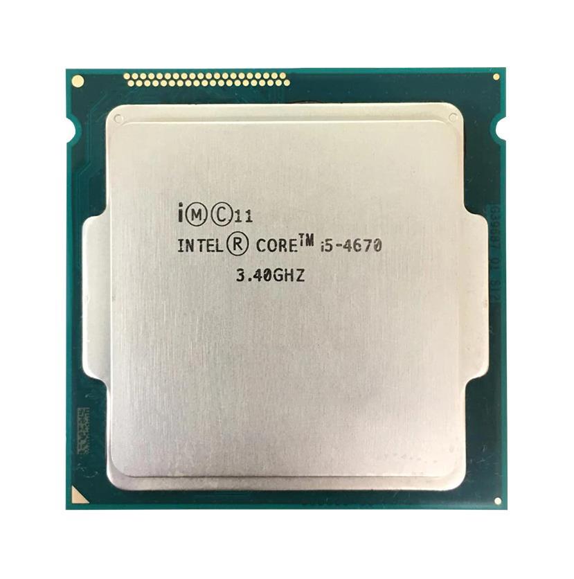BX80646I54670 Intel Core i5-4670 Quad Core 3.40GHz 5.00GT/s DMI2 6MB L3 Cache Socket LGA1150 Desktop Processor