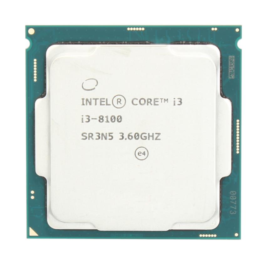 BX80684I38100 Intel Core i3-8100 Quad Core 3.60GHz 6MB L3 Cache Socket 1151 Processor