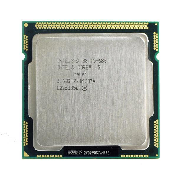 BXC80616I5680 Intel Core i5-680 Dual Core 3.60GHz 2.50GT/s DMI 4MB L3 Cache Socket LGA1156 Desktop Processor
