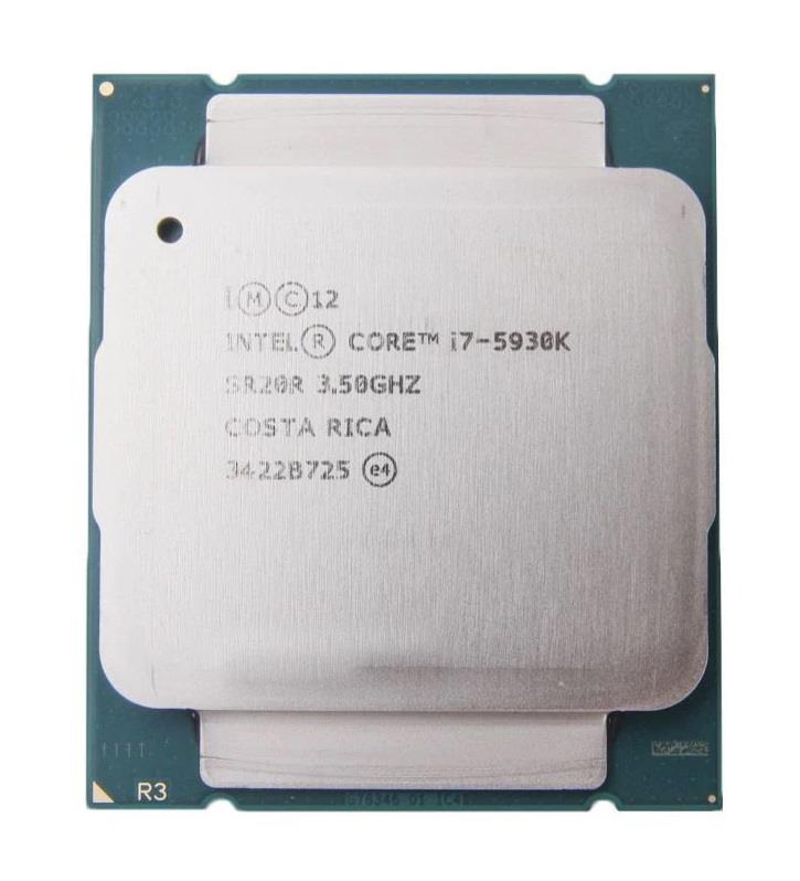 BXC80648I75930K Intel Core i7-5930K 6 Core 3.50GHz 5.00GT/s DMI 15MB L3 Cache Socket LGA2011-v3 Desktop Processor SR20R
