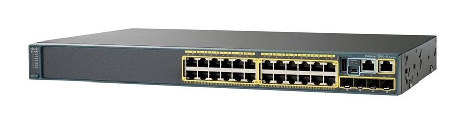C1-C2960X-24PD-L Cisco Catalyst 2960-24PD-L 24-Ports RJ-45 10/100/1000 PoE+ Managed Stackable Layer3 Switch with 2x SFP+ Ports (Refurbished)