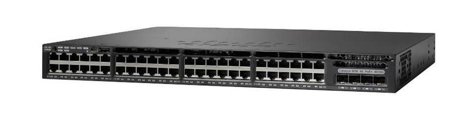 C1-WS3650-48UZ/K9 Cisco Catalyst 3650 Ethernet Switch - 48 Ports - Manageable - Gigabit Ethernet, 40 Gigabit Ethernet - 1000Base-T, 40GBase-X - 3 Layer Supported - Power Supply - Twisted Pair, Optical Fiber - 1U High  (Refurbished)