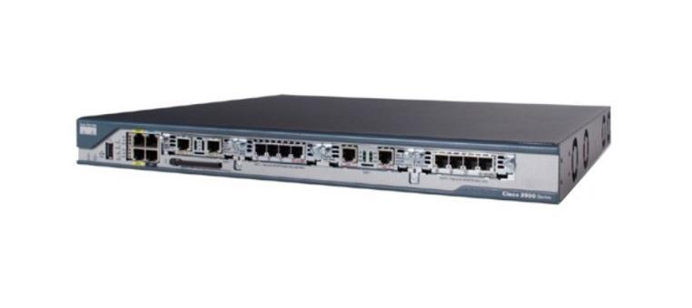 C2801-VSEC/K9 Cisco 2801 Voice Security Router Bundle PVDM2-8 Advanced IP Services 64F/256D (Refurbished)