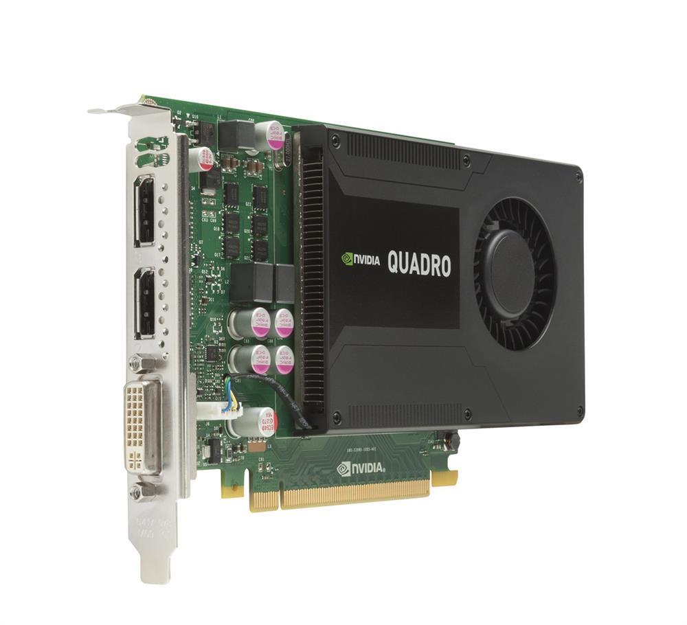 C2J73AV HP Nvidia Quadro K2000 2GB GDDR5 PCI-Express Video Graphics Card
