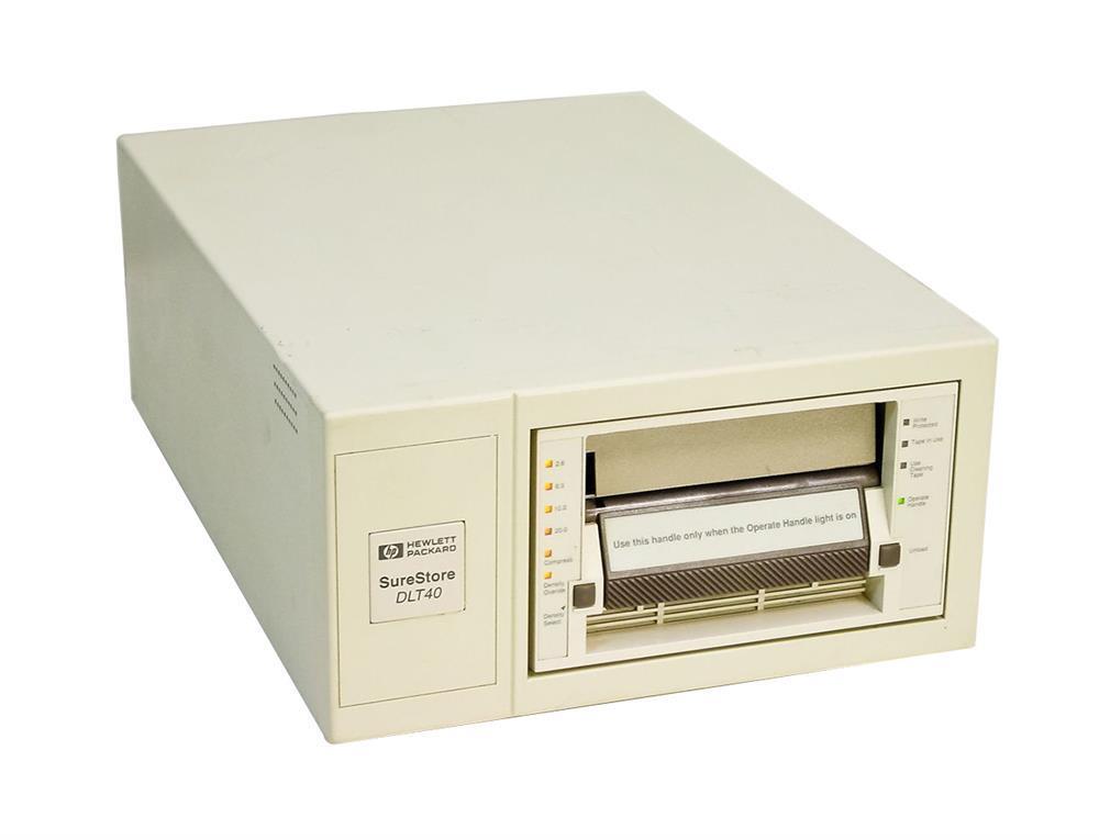 C5171F HP SureStore 4215we DLT Library Two DLT4000 Drives Fast Wide SCSI Interface 15 Slots (Refurbished)