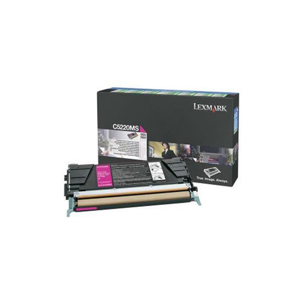 C5226MS Lexmark Magenta Standard Yield Return Program Toner Cartridge Laser Magenta (Refurbished)