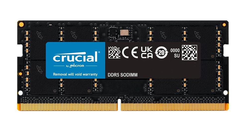 C548S32G Crucial 32GB PC5-38400 DDR5-4800MHz Non-ECC Unbuffered CL40 262-Pin SoDimm 1.1 V Dual Rank Memory Modules