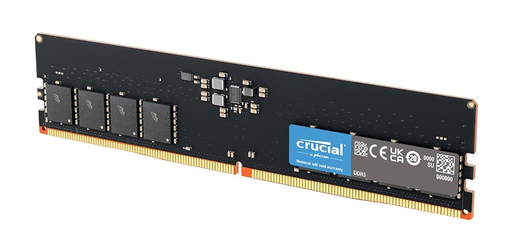 C548U8G Crucial 8GB PC5-38400 DDR5-4800MHz Non-ECC Unbuffered CL40 288-Pin DIMM 1.1V Single Rank Memory Module