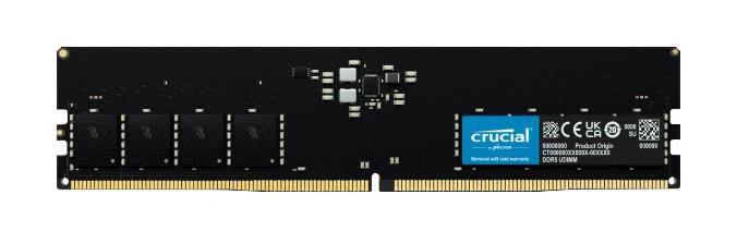 C552U32G Crucial 32GB PC5-41600 DDR5-5200MHz Non-ECC Unbuffered CL42 288-Pin DIMM 1.1V Dual Rank Memory Module