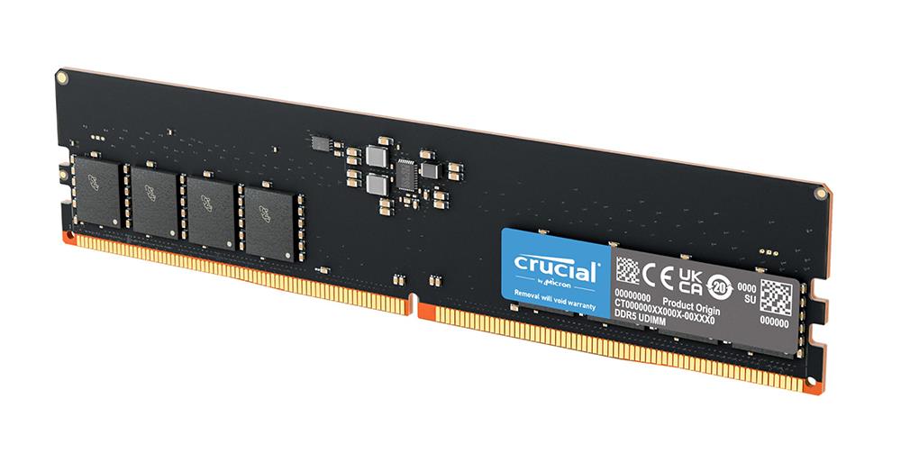 C556U32G Crucial 32GB PC5-44800 DDR5-5600MHz Non-ECC Unbuffered CL46 288-Pin DIMM 1.1V Single Rank Memory Module