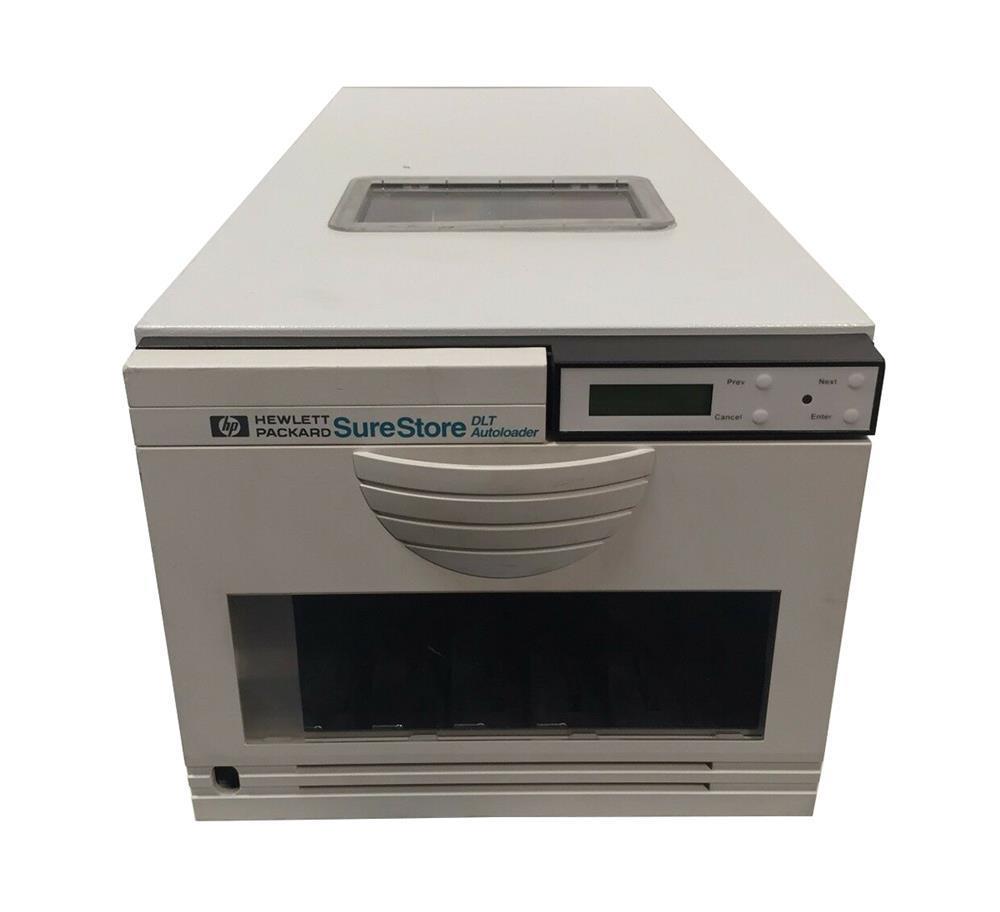 C6280F HP SureStore 160/320GB DLT4000 SCSI/LVD 8-Slots AutoLoader 418 Tape Drive Library (Refurbished)