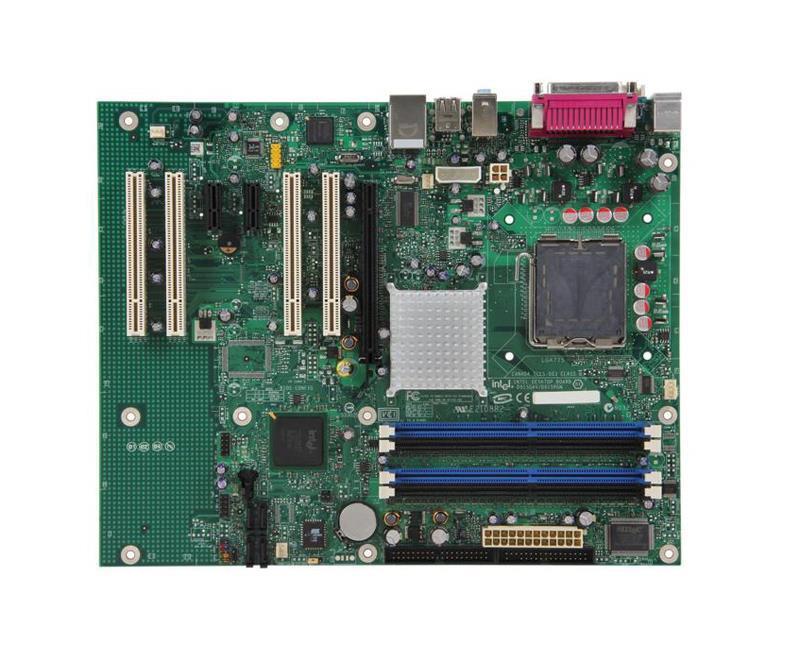 C64142-602 Intel D915PGAV Motherboard Socket 775 800 MHz FSB DDR ATX (Refurbished)