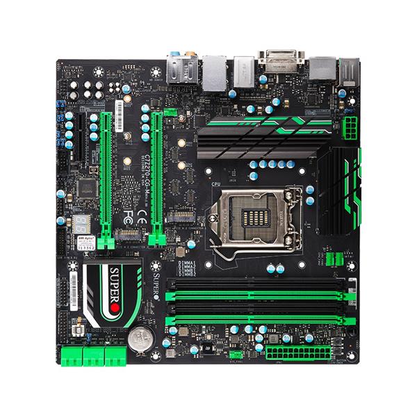 C7Z270-CG-M SuperMicro Socket LGA 1151 Intel Z270 Express Chipset 6th/7th Generation Core i7 / i5 / i3 / Pentium / Celeron Processors Support DDR4 4x DIMM 6x SATA3 6.0Gb/s Micro-ATX Motherboard (Refurbished)