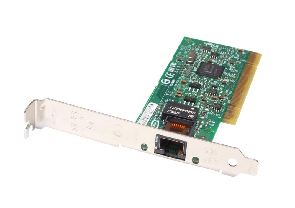 C80235-003 Intel PRO/1000 GT Single-Port RJ-45 1Gbps 10Base-T/100Base-TX/1000Base-T Gigabit Ethernet PCI Desktop Network Adapter