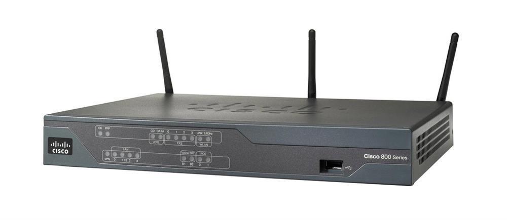 C881W-A-CVO-K9 Cisco 881W IEEE 802.11n Wireless Router (Refurbished)
