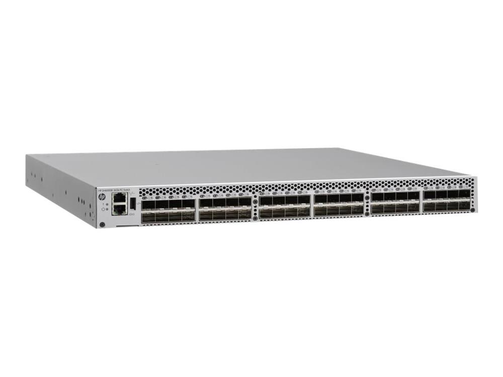 C8R08AR HP StoreFabric SN6000B 24-Ports Fibre Channel 16Gbps SFP+ 1U Rack-mountable Managed Switch with 2x RJ-45 management and Console and 1x 4-Pin USB Port (Refurbished)