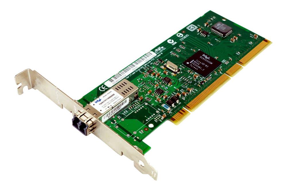C90853-002 Intel PRO/1000 MF Single-Port LC 1Gbps 1000Base-SX Gigabit Ethernet PCI-X Server Network Adapter
