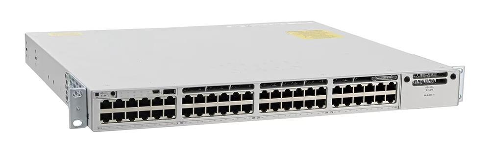 C9300-48T Cisco Catalyst 9300 Series 9300-48T 48 x Ports 10/100/1000Base-T Layer 3 Managed Rack-mountable Gigabit Ethernet Network Switch (Refurbished)