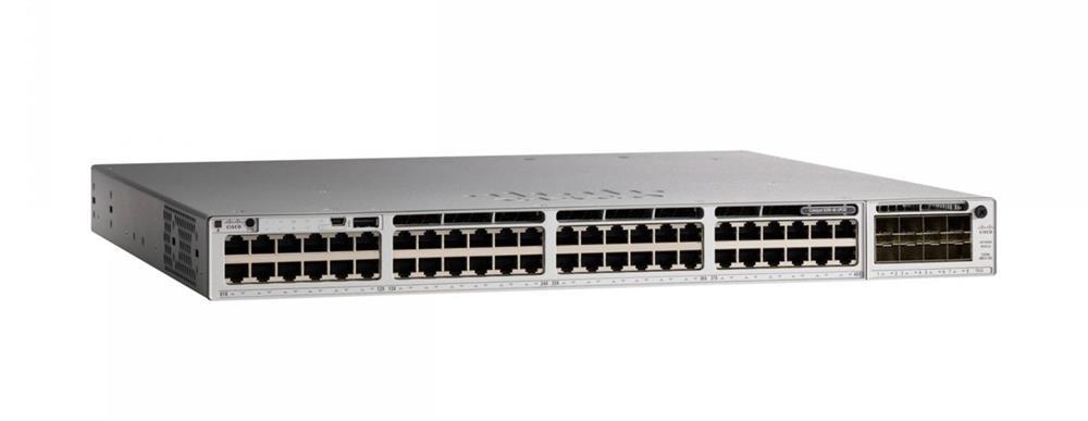 C9300-48UN-E Cisco Catalyst 9300 48-Ports RJ-45 1000Base-T 5Gbps PoE+ Gigabit Ethernet Rack-mountable Switch (Refurbished)