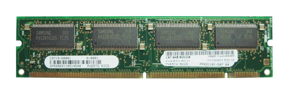 C9719-60001 HP 16MB Flash 64MB 168-Pin DRAM DIMM Memory for HP LaserJet 3700 Series Printers