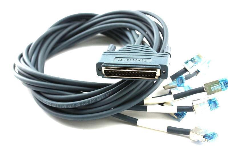 CAB-OCTAL-FDTE Cisco 8 Lead Octal Cable and 8 Female DB-25 Terminal Connectors