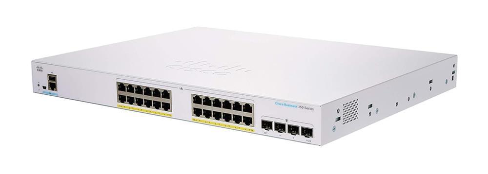 CBS350-24MGP-4X-KR-RF Cisco Business 350 Series CBS350-24MGP-4X 20 x Ports PoE+ 1000Base-T + 4 x Ports PoE+ 2.5GBase-T + 2 x Combo SFP+ + 2 x SFP+ L3 Managed GE Network Switch (Refurbished)