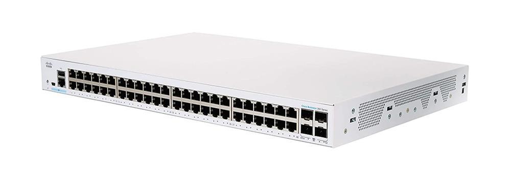 CBS350-48P-4G-TW-RF Cisco Business 350 Series CBS350-48P-4G 48 x Ports PoE+ 10/100/1000Base-T + 4 x SFP Ports Layer 3 Managed Rack-mountable Gigabit Ethernet Network Switch (Refurbished)