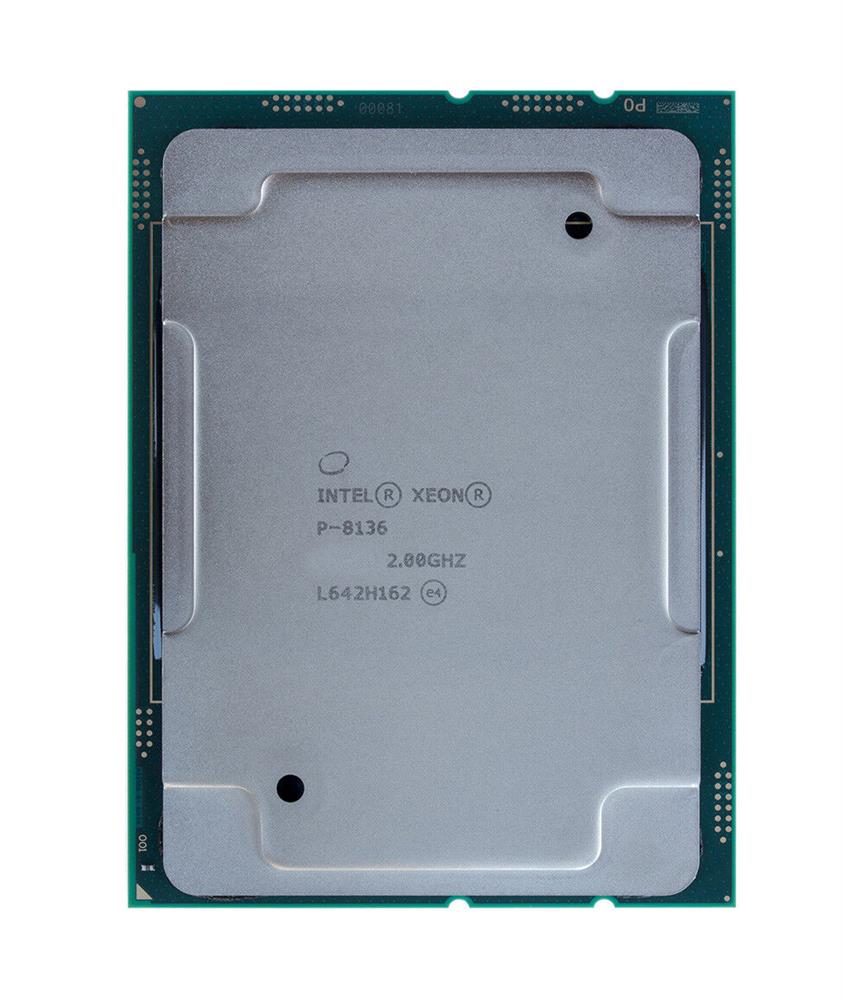 CD8067302578001 Intel Xeon Platinum 8136 28-Core 2.00GHz 10.40GT/s UPI 38.5MB L3 Cache Socket LGA 3647 Processor
