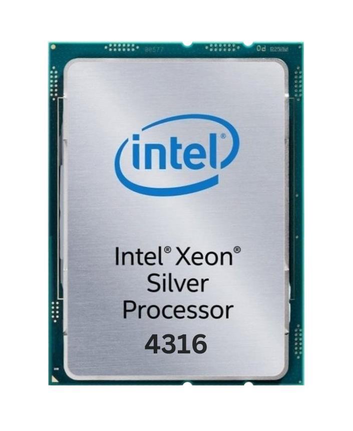 CD8068904656601 Intel Xeon Silver 4316 20-Core 2.30GHz 30MB Cache Socket FCLGA4189 Processor