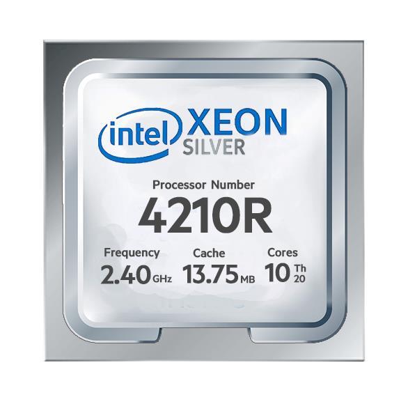 CD8069504344500 Intel Xeon Silver 4210R 10-Core 2.40GHz 13.75MB Cache Socket FCLGA3647 Processor