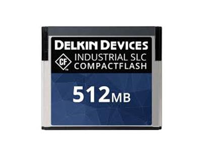 CE51TQMF3-FD000-D Delkin C600 Series 512MB SLC Compact Flash (CF) Memory Card (Industrial Grade)