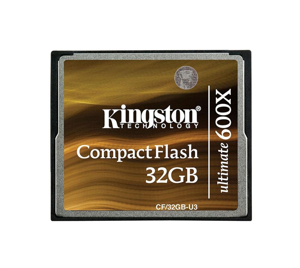 CF/32GB-U3 Kingston Ultimate 32GB 600x CompactFlash (CF) Memory Card