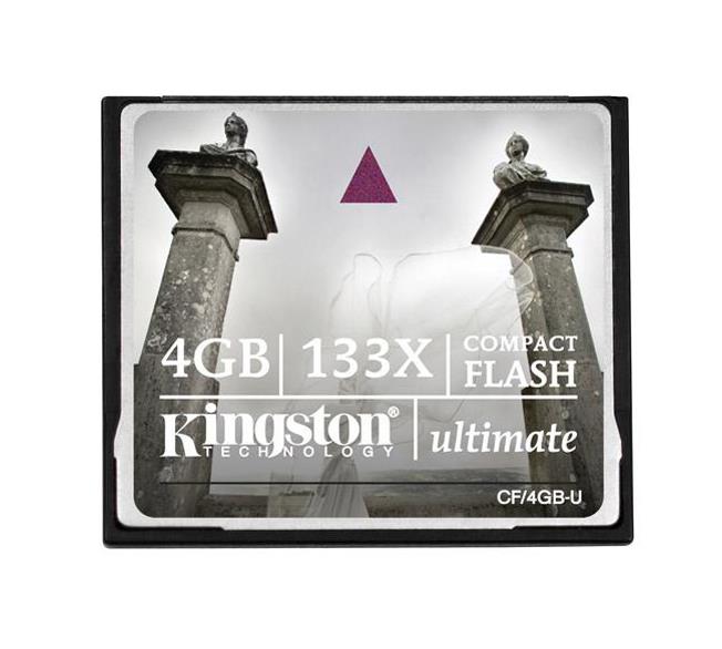 CF/4GB-U Kingston Ultimate 4GB 133X CompactFlash (CF) Memory Card