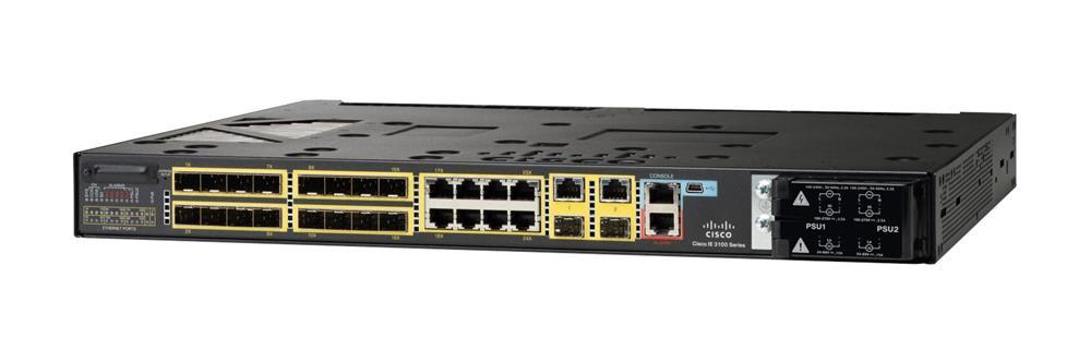CGS-2520-16S-8PC Cisco 8-Ports PoE 2x Gigabit Ethernet Uplink 10/100Base-TX USB 19x SFP Expansion Slots Layer2 Manageable Rack-Mountable 1U Switch with Redundant Power Supply (Refurbished)