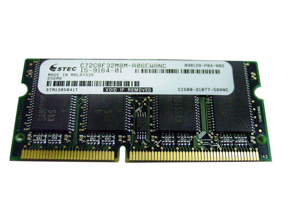 CIS00-21077-508NC SimpleTech 256MB PC2700 DDR-333MHz ECC Unbuffered CL2.5 200-Pin SoDimm Memory Module for Catalyst 6500/6700/6800 Series