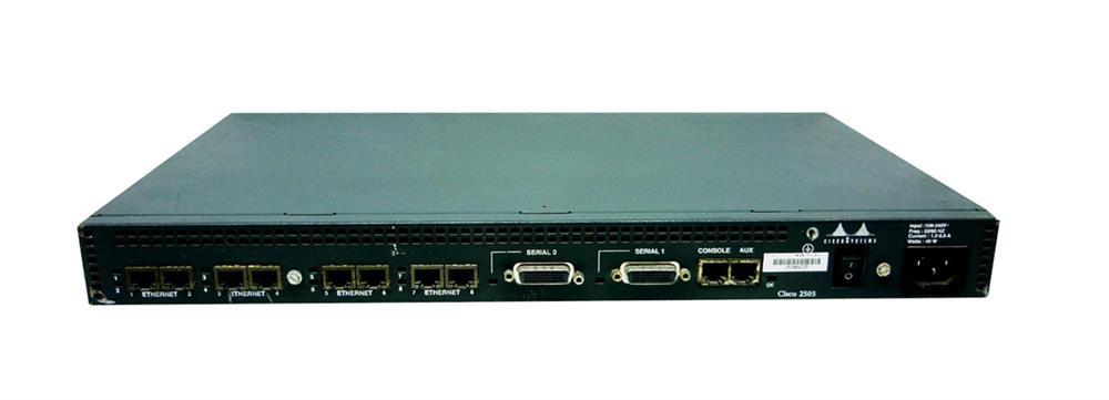 CISCO2505-CH Cisco 2505 Router 8 x 10Base-T LAN, 2 x Serial (Refurbished)