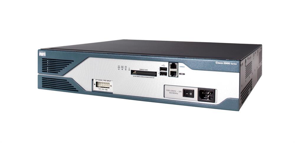 CISCO2851-WAE/K9 Cisco 2851 Router WAAS Transformer IPBase 128F/256D (Refurbished)