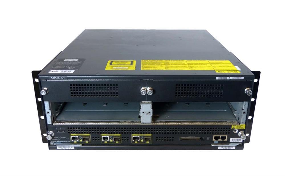 CISCO7304-CH "Cisco 7304 Router 3 x 10Base-T LAN, 2x 10/100/1000Base-T LAN (Refurbished)"