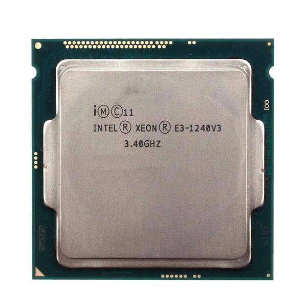 CM8064601467102 Intel Xeon E3-1240 v3 Quad Core 3.40GHz 5.00GT/s DMI 8MB L3 Cache Socket FCLGA1150 Processor