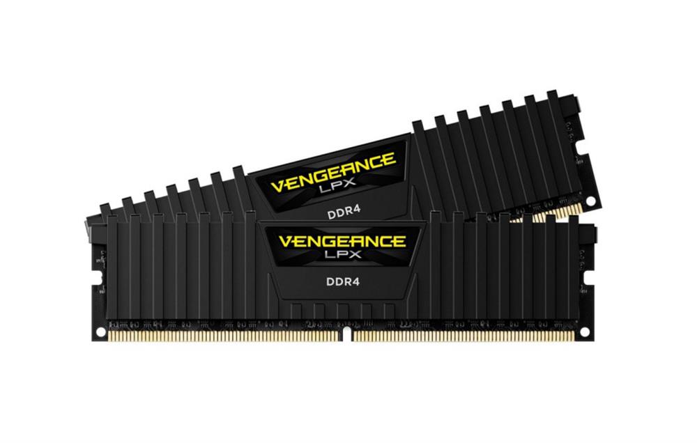 CMK32GX4M2A2666C16 Corsair Vengeance LPX 32GB Kit (2 X 16GB) PC4-21300 DDR4-2666MHz non-ECC Unbuffered CL16 (16-18-18-35) 288-Pin DIMM Memory